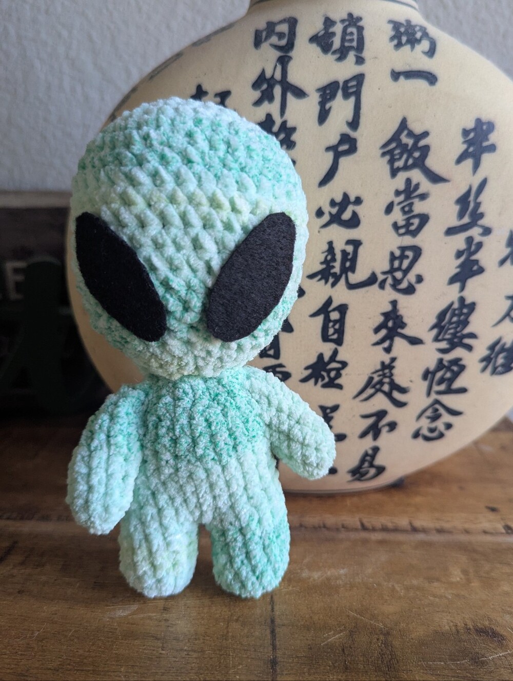 Handmade Plush Crochet Alien